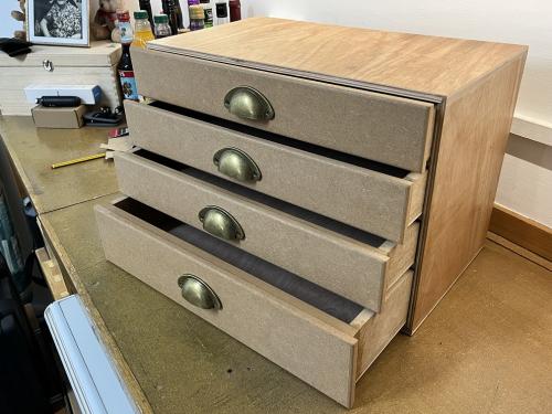Finished drawers